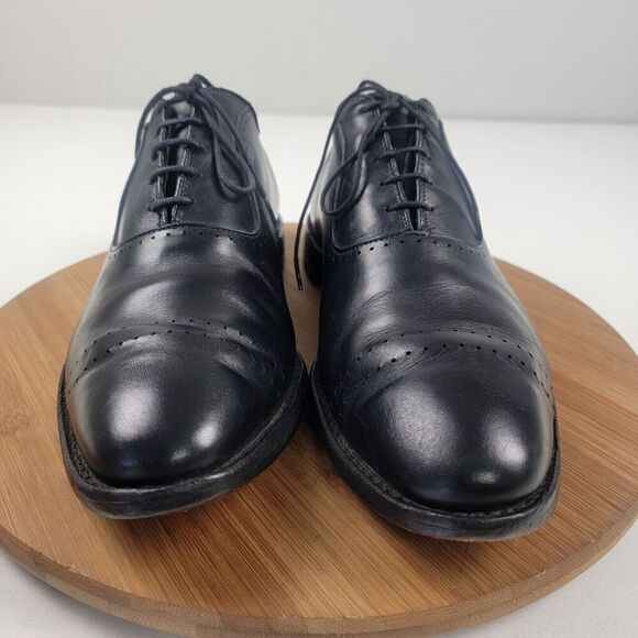 Allen‎ Edmonds 28556 Vernon Black Leather Oxford Dress Shoes Size 10 3E Wide main image 8